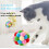 Katzenball mit Glöckchen im Inneren, 2er-Pack 3