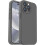 Compatible with iPhone 16 Pro Rubber Cover with Camera Protection Liquid V2 - Grey 1