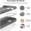 Compatible with iPhone 16 Pro Rubber Cover with Camera Protection Liquid V2 - Grey 2