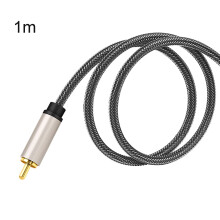 Shulemin digitale coaxiale audio-videokabel stereo SPDIF 3,5 mm naar RCA, compatibel met Xiaomi Mi12TV