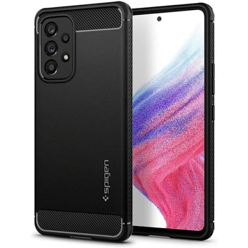 Θήκη Spigen Rugged Armor για Galaxy A53 5G - Ματ Μαύρο
