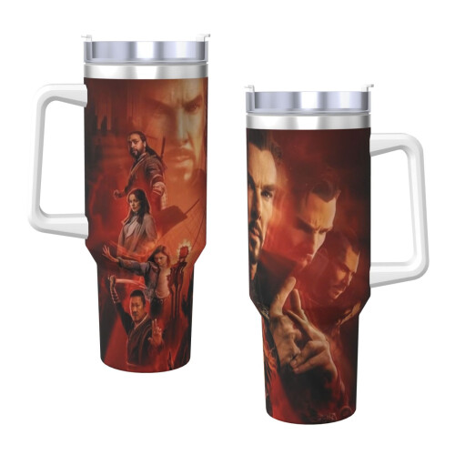 Κούπα πάγου Doctor Strange 40oz με λαβή. Ανθεκτική μονωμένη κούπα που διατηρεί τα ποτά 2