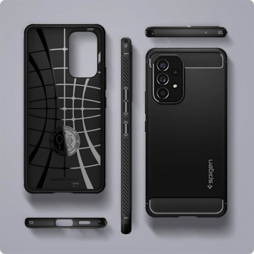 Θήκη Spigen Rugged Armor για Galaxy A53 5G - Ματ Μαύρο 2