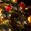 Feestelijke rode en groene kerstbelversiering met rand 5