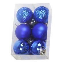 Ofertas da Cyber Monday 2024: Bolas de Natal Viflosae de 3 cm para decoração de árvore, enfeites coloridos eletrogalvanizados para uso interno.