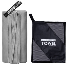 Dikke microvezel badhanddoeken 40x80 cm, hotelstijl, 2 stuks - Superabsorberend voor reizen, sport en kamperen (60 x 122 cm en 76 x 151 cm)