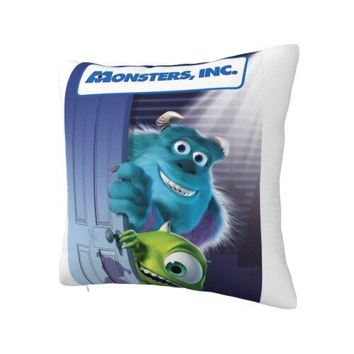 Μαξιλαροθήκη Monsters University Super Soft με Φερμουάρ για Υπνοδωμάτιο, Καναπέ, Καναπέ, Άνετα 1