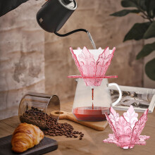Cafeteira de resina para 1-2 xícaras, com filtro reutilizável, ideal para preparo lento em casa, viagens e camping.