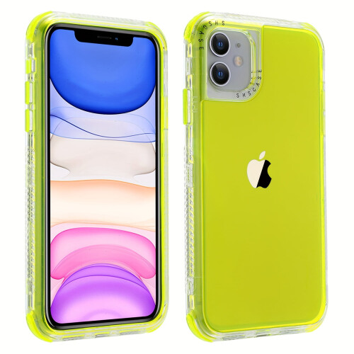 Capa para celular 2 em 1, compatível com iPhone 14 Plus, capa traseira híbrida à prova de choque e quedas em cor sólida.