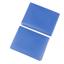 100 Stück matte, farbenfrohe Kartenhüllen in Standardgröße für Sammelkartenspiele (TCG) – Blau