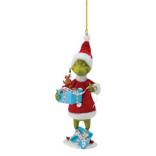 Grinch Ornaments Vánoční ozdoby na stromeček, akrylové závěsné vánoční dekorace na stromeček, domácí auto, přívěsek na batoh, dárek