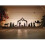 Wovilon Kerststal van metaal voor binnen, 33x8,3 cm 6