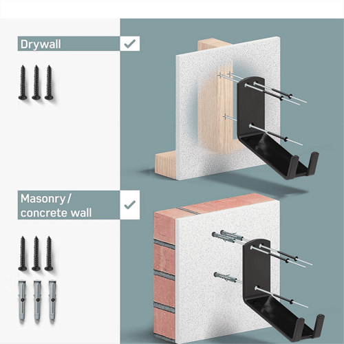 Wall-Mounted Bicycle Pedal Mounting Bracket Heavy-Duty Bicycle Fixed Hook Pedal Bicycle Storage Bracket 2
