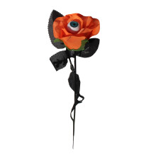 Poaug nepbloemen, laatste uitverkoop, roos, kunstmatige latex, echt bruidsboeket, huisdecoratie, 1 stuk. Hallo, kunstbloemen, opruiming, oranje.