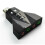 ΓΙΑ Διπλή Κάρτα Ήχου Virtual7.1 Channel USB2.0 Προσαρμογέας Ήχου Διπλό Μικρόφωνο και 1
