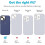 Διαφανής θήκη συμβατή με iPhone14 και συμβατή με iPhone13 - λεπτή διπλή στρώση, προστασία 2