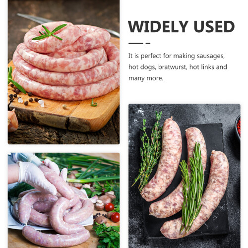 1Set Practical Sausage Filler Kitchen Durable Filling Tool Black 2