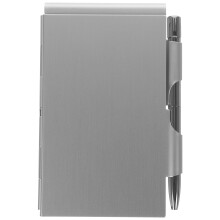 Lille metal notesbog Mini notesblok Lille lomme notesblok Metal notesblok etui med pen