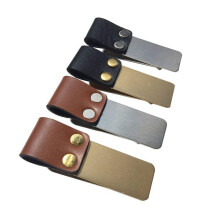 Pen Loop Traveler Notebook Læderpenneholder med Rustfri Stålklips4Pack
