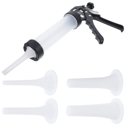 1Set Practical Sausage Filler Kitchen Durable Filling Tool Black