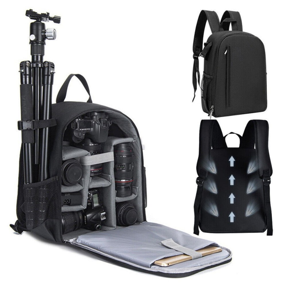 Waterproof Dslr Slr Camera Backpack Rucksack Bag Case Waterproof Camera Backpack S 9164030888043