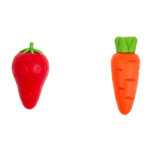 2PCS Big Mac Fruit Carrot Eraser Cute Eraser Clean and Traceless Student Chip Rubber Creative *2PCS