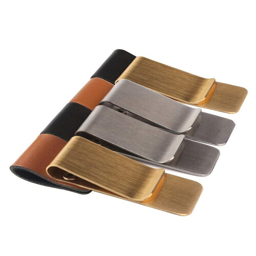 Pen Loop Traveler Notebook Læderpenneholder med Rustfri Stålklips4Pack 1