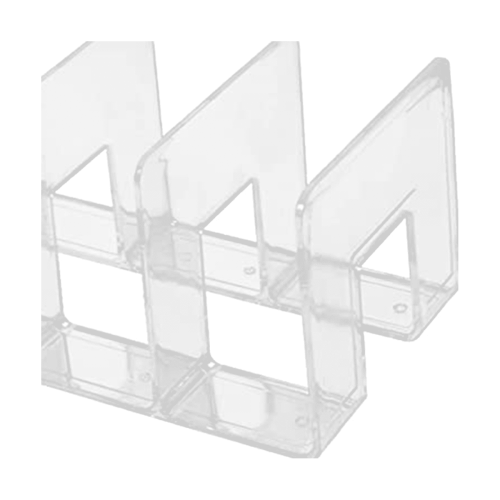 Bookends Folder Holder for Desk Office File Sorting Plastic Bookshelf 1