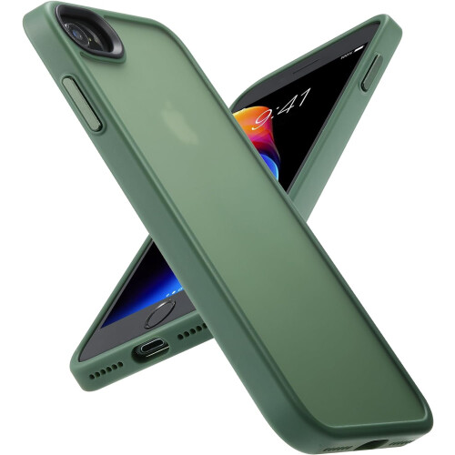 Θήκη αντικραδασμικής προστασίας για iPhone SE2020/2022 - Ημιδιαφανής, λεπτή, σκληρή