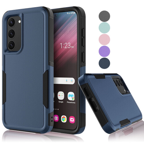 Συμβατό με το Samsung Galaxy S23, θήκη, αντικραδασμική, ανθεκτική στο νερό, 2 σε 1, με σκληρό