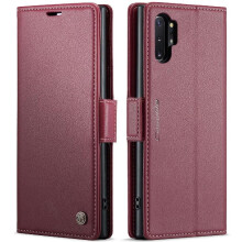 CaseMe-etui kompatibelt med Samsung Galaxy Note10Plus pungbeskyttet etui med kortholder og støtte.
