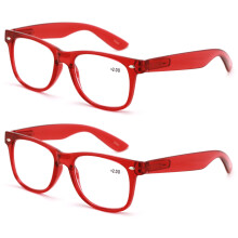 paires de lunettes de lecture transparentes de luxe, couleur néon - Lunettes de lecture confortables, élégantes et simples, correction +1,25