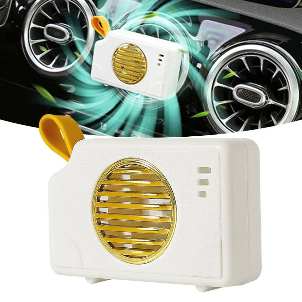 Zriyin Car Fresheners Vent Clips Shape Cute Car Decor Car Scents Air Freshener, White 9164030889514