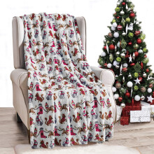 Poaug Fleecedecke im Angebot, weiche Weihnachtsdecke 75 x 100 cm (Tiermotiv) im Sonderangebot, Deckenabverkauf für Zimmer H8
