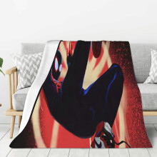 Spider-Man Fleecedecke, superweiche, kuschelige Überwurfdecke, Kinderbettwäsche – Eigenschaften: superweich, 102 x 76 cm
