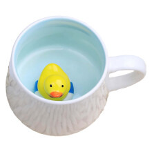 Waterflesjes in de uitverkoop, Poaug3D Cartoon Dierenserie Ontbijt Melk Koffie Keramische Kop B-Duck Flessen Glas B