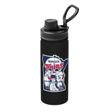 Minnesota Twins Trinkflasche, 530 ml Edelstahl-Isolierbecher mit Deckel, Reisebecher, doppelwandiger Vakuumbecher für Zuhause und Büro, Geschenkidee