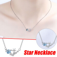 Jacenvly Clearance 2024 New the Blue Glaze Necklace Is the Present For My Girlfriend'S Best Friend Valentine Gifts For Girls