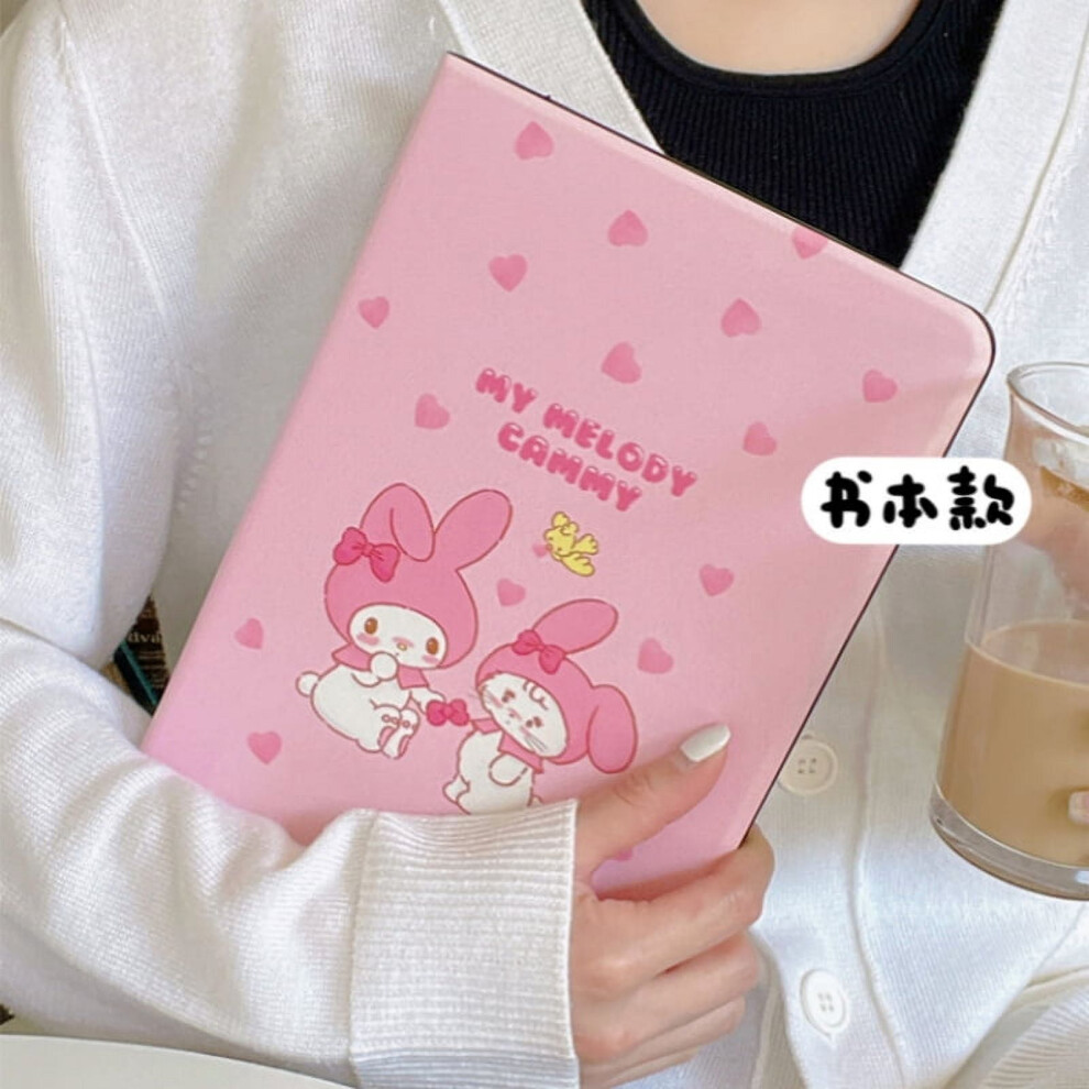 Case Funda For Compatible With Apple Ipad Mini 6/5, Air 5/4/3, Pro 11"/10.9"/10.5"/10.2"/9.7", Stand Cover, Kuromi Hello Kitty 9164030035881