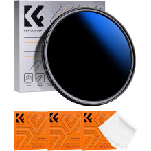 82 mm variabel ND2-2000 (1–11 trinn) ND-kameraobjektivfilter – 18 justerbart nøytralt tetthetsfilter med flere lag