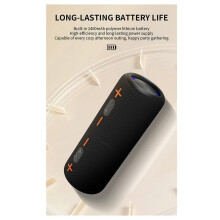 S10 Detachable Bluetooth Speaker Portable Speaker IPX6 Waterproof Suitable Boom Box Colorful Lighting Effect