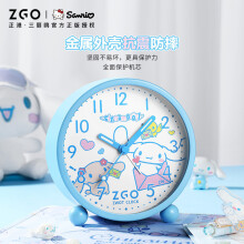 Sveglia silenziosa a tema anime Sanrio Hello Kitty per bambini Kawaii My Melody Cinnamoroll Hellokitty con luce notturna.