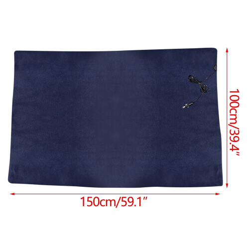 Εκπτώσεις! Ηλεκτρική κουβέρτα Zeceouar 150x100cm 12V, Γρήγορη θέρμανση, 3 ρυθμίσεις, συμβατή 2