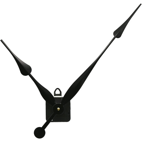 Mecanismo de relógio de alto torque com eixo longo e ponteiros de 30 cm (12 polegadas) de comprimento. 1