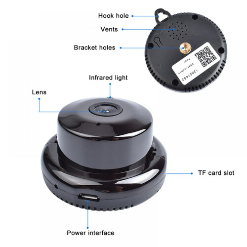 Wireless Cam IP Camera Outdoor Security Camera Wi-Fi Connect Built-in Microphone 2