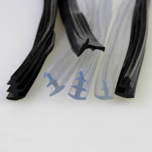2M PVC Door Gasket Seal Strip Glass Fixed Repair Seal Shockproof Waterproof