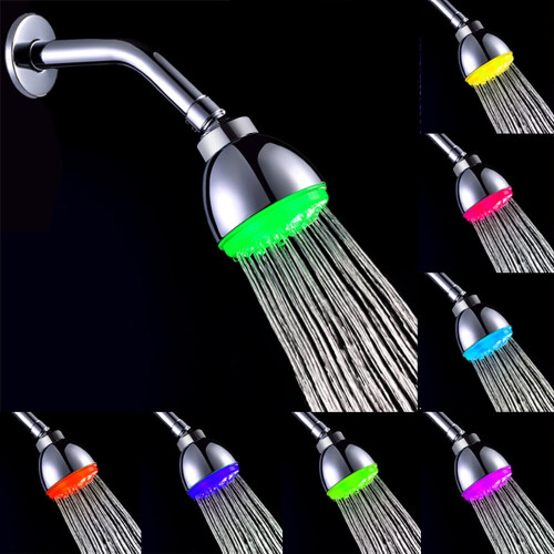 WinysinRGB LED Πολύχρωμο Ντους Bathroom7Φως Νερού για Μπάνιο με Φιλτράρισμα Προϊόντα