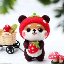 Kayannuo Christmas Clearance Cute Dog Pattern Handmade DIY Poke Wool Felts Material Production Package