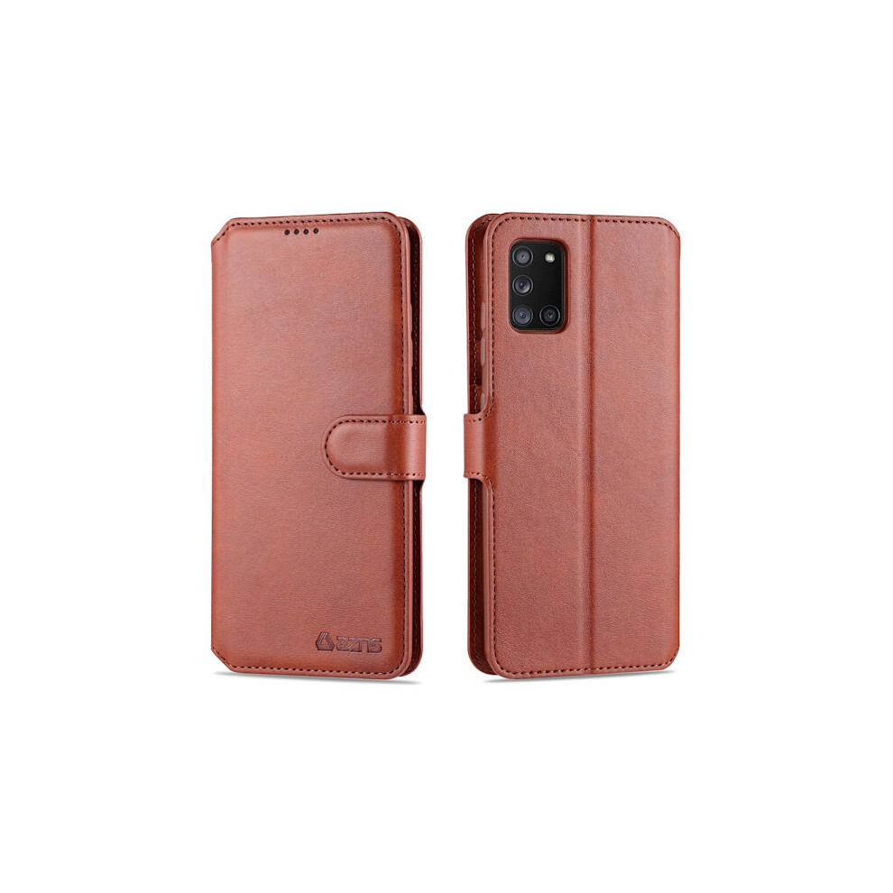 Wallet Case - Compatible With Samsung Galaxy A41 Brown 9164030315396