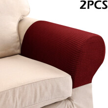 Gpoty2pcs Sofa Armlehnenbezüge, Hochwertiger, dehnbarer, wasserdichter und staubdichter Schutz aus Spandex für Sofas, Sessel und Liegestühle,